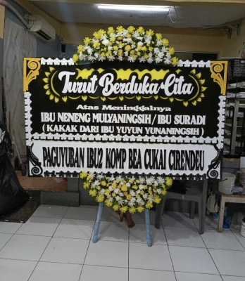 Papan Bunga di Kedoya Utara